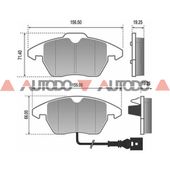 PASTILLA DE FRENO AUDI A1, A3, TT| VW BORA, PASSAT, VENTO, TIGUAN| SEAT IBIZA, LEON