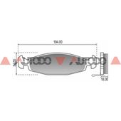 PASTILLA DE FRENO JEEP GRAND CHEROKEE