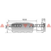 PASTILLA DE FRENO NISSAN VERSA, TIIDA, X-TRAIL| RENAULT KOLEOS