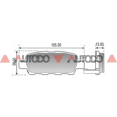 PASTILLA DE FRENO NISSAN VERSA, TIIDA, X-TRAIL| RENAULT KOLEOS