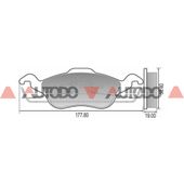 PASTILLA DE FRENO FORD FOCUS