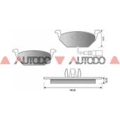 PASTILLA DE FRENO VW FOX, GOLF, POLO, SURAN