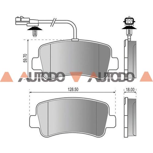 PASTILLA DE FRENO RENAULT MASTER III