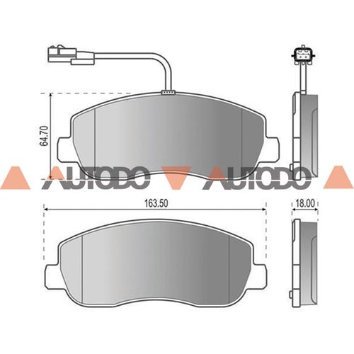 PASTILLA DE FRENO RENAULT MASTER III