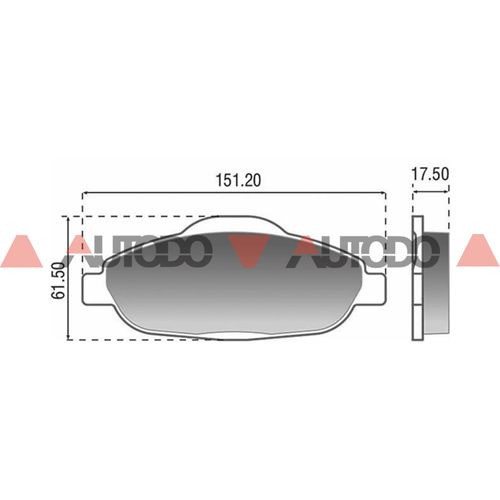 PASTILLA DE FRENO CITROEN C3, C4|PEUGEOT 308, 408, 3008