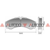 PASTILLA DE FRENO IVECO DAILY 35.10, 49.10, 49.12, 38.13, 40.13, 50.13