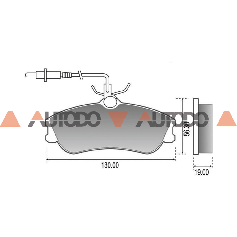 Pastillas Freno Delanteras Bosch P/ Peugeot 206 207 307 1.6