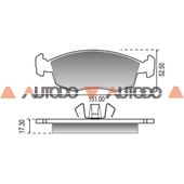 PASTILLA DE FRENO FIAT IDEA, DOBLO, GRAND SEINA, PALIO, PUNTO, STRADA, 500