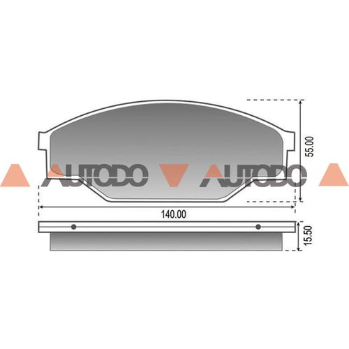 PASTILLA DE FRENO TOYOTA HILUX