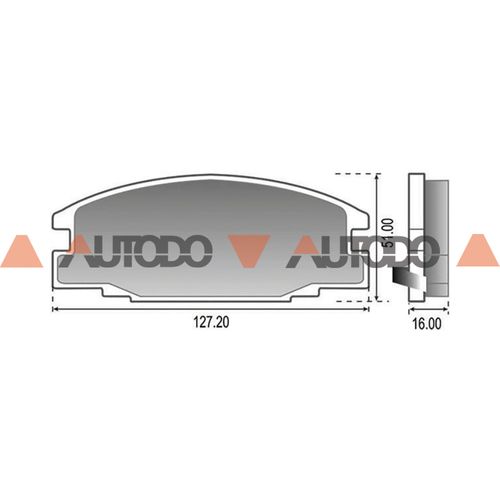PASTILLA DE FRENO ISUZU TROOPER, AMIGO, RODEO| CHEVROLET LUV