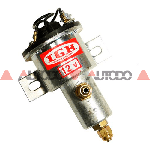 VALVULA CON SOPORTE 12V