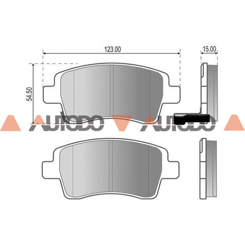 PASTILLA DE FRENO TOYOTA ETIOS