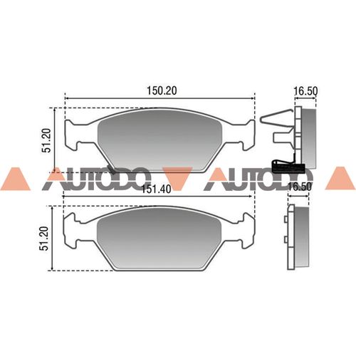 PASTILLA DE FRENO HONDA CITY, FIT