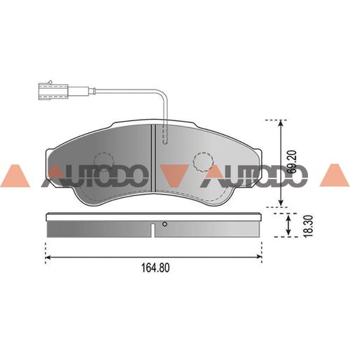 PASTILLA DE FRENO CITROEN JUMPER|FIAT DUCATO|PEUGEOT BOXER