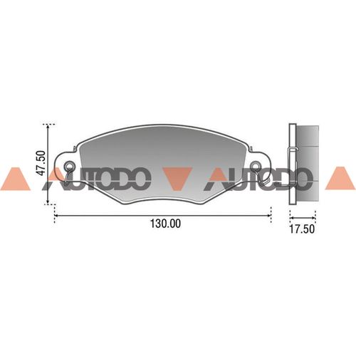 PASTILLA DE FRENO CITROEN BERLINGO, XSARA, XANTIA| PEUGEOT 206, 207, 306| RENAULT KANGOO, EXPRESS