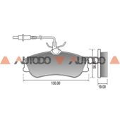 PASTILLA DE FRENO CITROEN BERLINGO, XSARA|PEUGEOT 206, 207 COMPACT, 306, 308, PARTNER