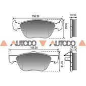 PASTILLA DE FRENO FIAT LINEA, IDEA, PUNTO