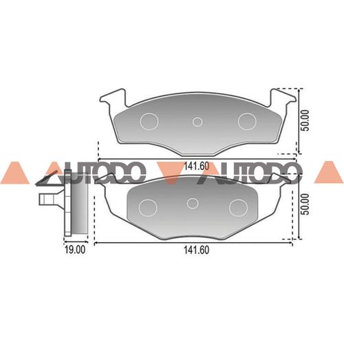 PASTILLA DE FRENO AUDI A3|SEAT CORDOBA, IBIZA|VW GOLF, POLO CLASSIC, QUANTUM