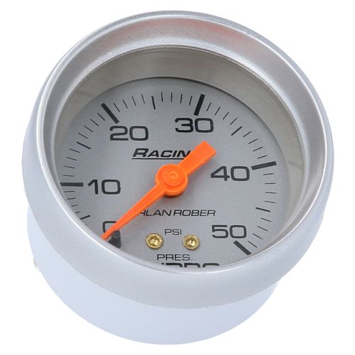 Reloj De Presión De Turbo Plateado