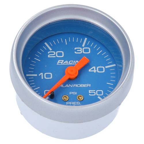 Reloj De Presión De Nafta Celeste