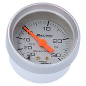 Reloj De Presión De Vacio Turbo Plateado