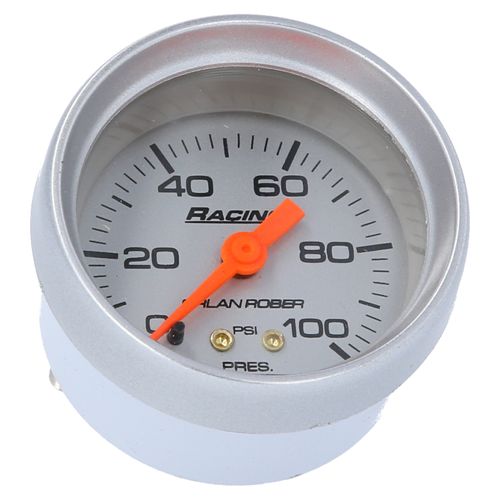 Reloj De Presión De Aceite Plateado
