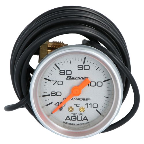 Reloj Temperatura Agua Plateado