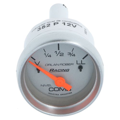 Reloj Nivel Combustible Plateado