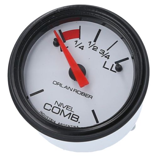 Reloj Nivel Combustible Blanco