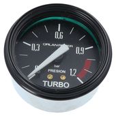 Reloj De Presión De Turbo Negro