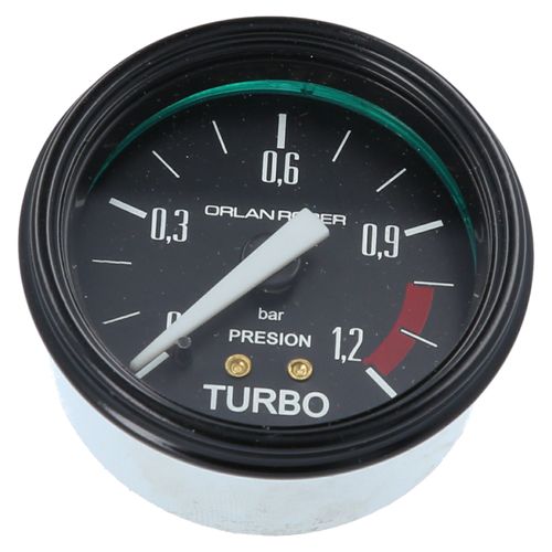 Reloj De Presión De Turbo Negro