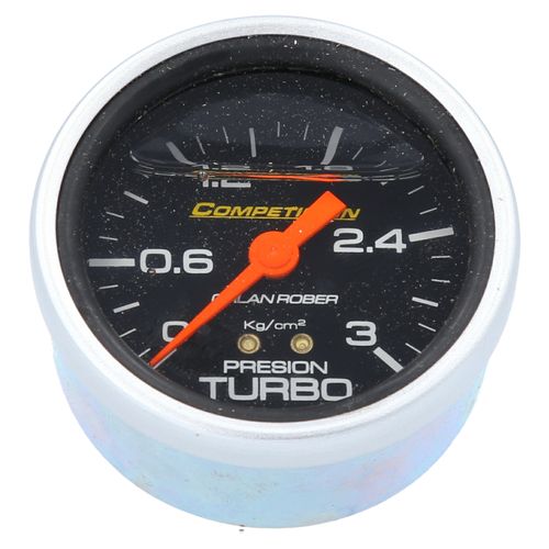 Reloj De Presión De Turbo Racing Negro  Con Glicerina