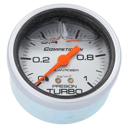 Reloj De Presión De Turbo Racing Plateado