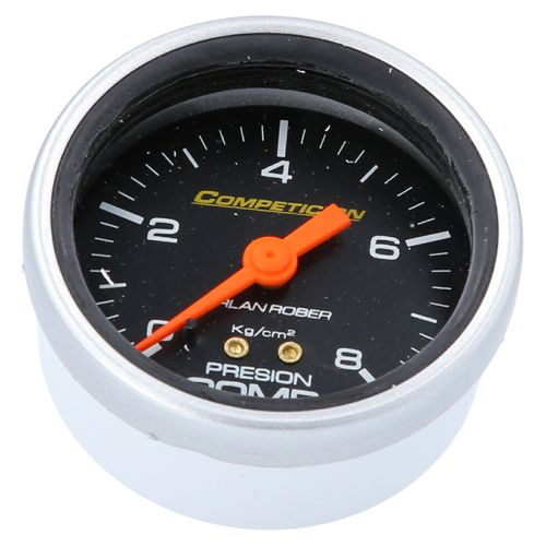 Reloj De Presión De Nafta Racing Negro