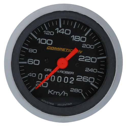 Reloj Velocimetro Competición Negro Americano