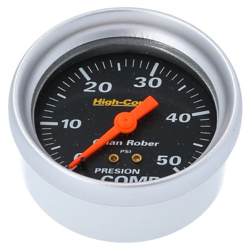 Reloj De Presión De Nafta H-Racing Negro