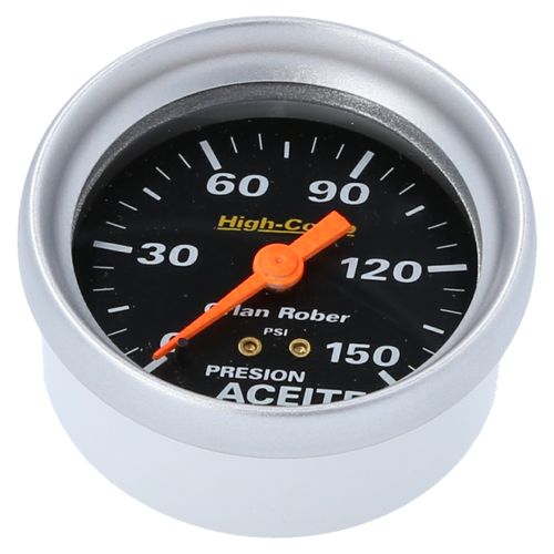 Reloj De Presión De Aceite H-Racing Negro