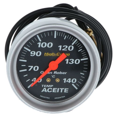 Reloj Temperatura Aceite H-Competición Negro