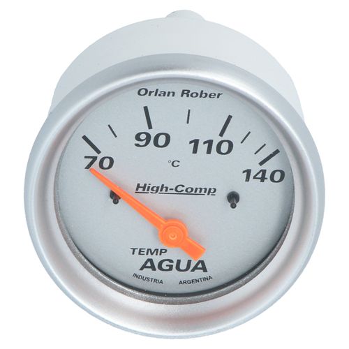 Reloj Temperatura Agua Electrico H-Competicion Plateado