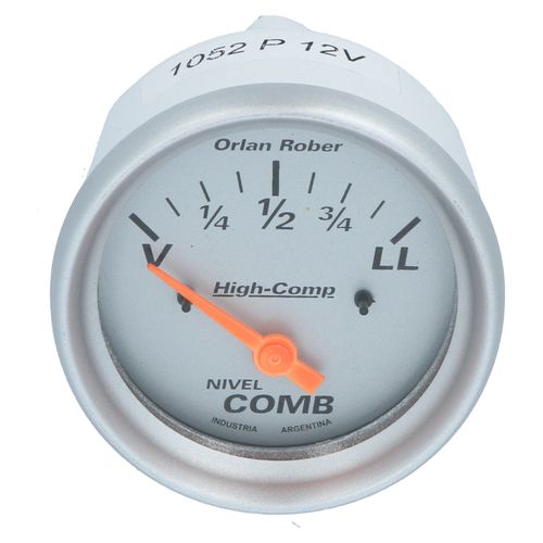 Reloj Nivel Combustible H-Competición Plateado