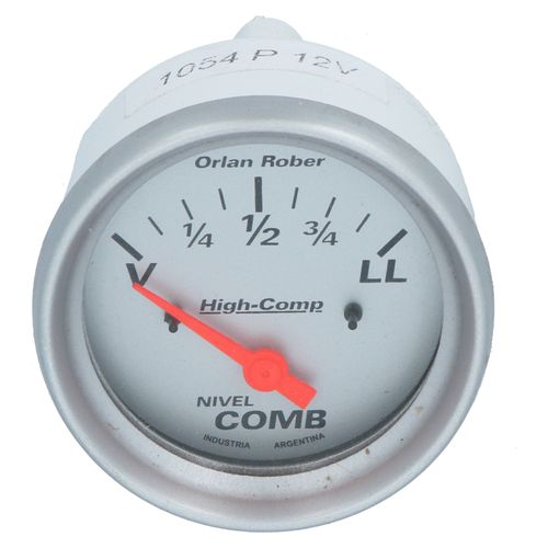 Reloj Nivel Combustible H-Competición Plateado