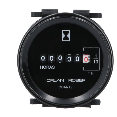 Reloj Horimetro Electrico Negro