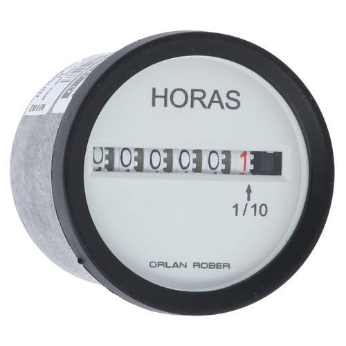 Reloj Horimetro Electrico Blanco