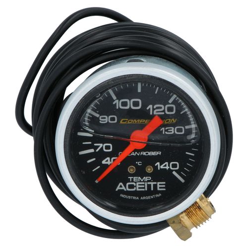 Reloj temperatura Aceite Competición Negro Glicerina