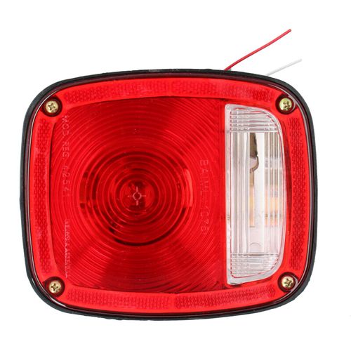 Faro trasero rojo cristal