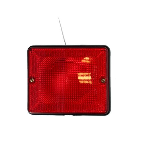 Faro universal rojo unipolar