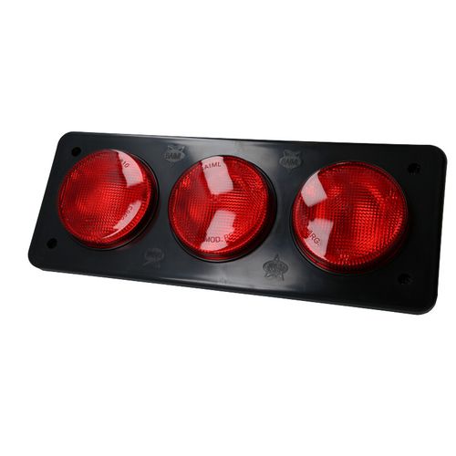 Faro trasero bipolar tres rojos