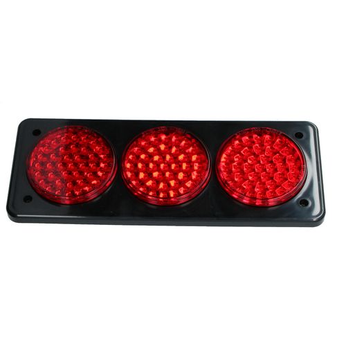 Faro trasero bipolar tres rojos
