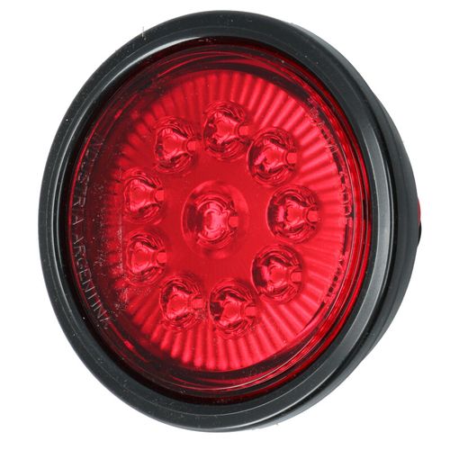 Faro universal electrico rojo bipolar bivoltaje