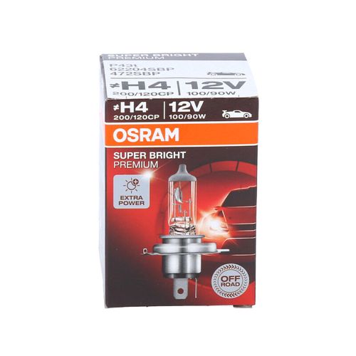 LÁMPARA H4 P43T SUPER BRIGHT PREMIUM